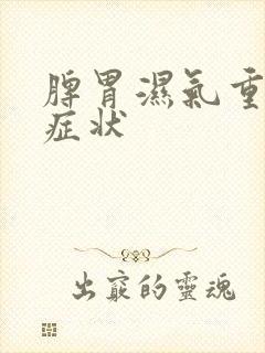 脾胃湿气重表现症状