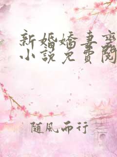 新婚娇妻变小妈小说免费阅读