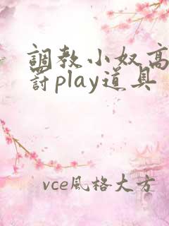 调教小奴高潮惩罚play道具