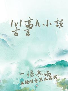 1v1高h小说古言