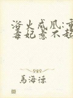 浴火成凰:重生毒妃惹不起