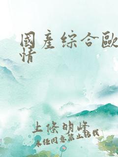 国产综合欧美激情