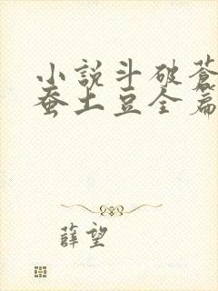 小说斗破苍穹天蚕土豆全篇