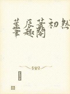 叶辰萧初然免费笔趣阁