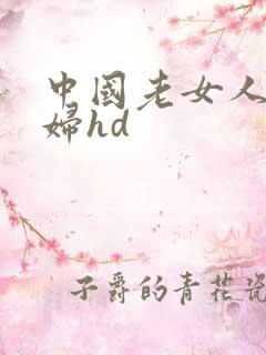 中国老女人老熟妇hd