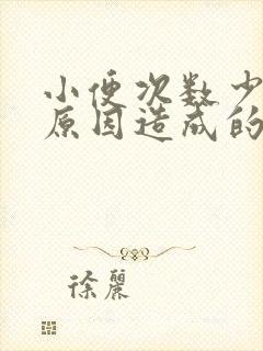 小便次数少什么原因造成的