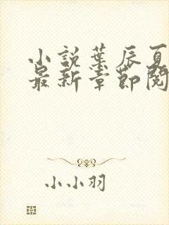 小说叶辰夏若雪最新章节阅读