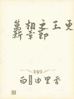 万相之王更新最新章节