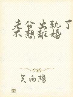 老公出轨了,我不想离婚