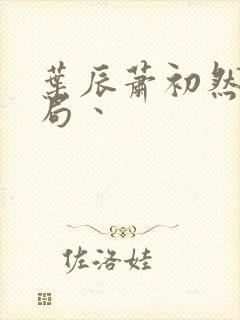 叶辰萧初然大结局丶
