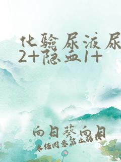 化验尿液尿蛋白2+隐血1+