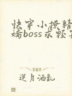 快穿小撩精:病娇boss求轻宠全文阅读