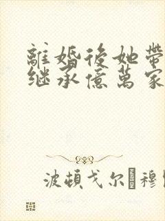 离婚后她带三宝继承亿万家产电子书免费阅读