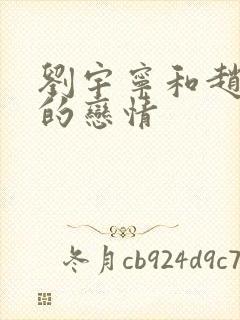 刘宇宁和赵露思的恋情