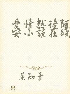 爱情然后随遇而安小说在线阅读