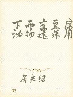 下面有豆腐渣分泌物还痒用什么药