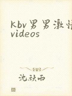 kbv男男激情videos
