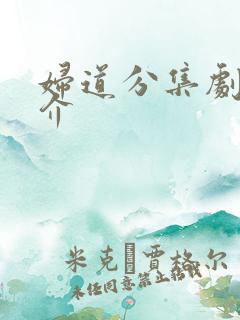 妇道分集剧情简介