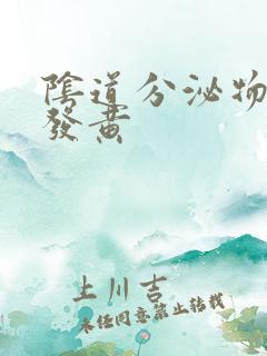 阴道分泌物水样发黄