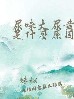 尿味大尿黄难闻是什么原因