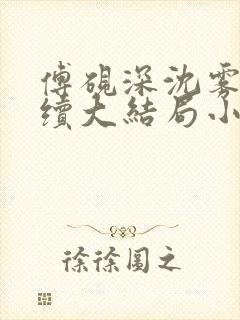 傅砚深沈雾眠后续大结局小说