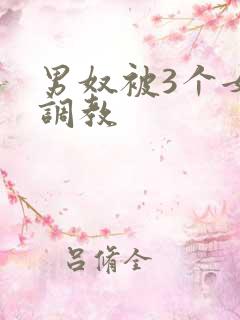 男奴被3个女王调教