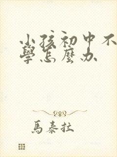 小孩初中不想上学怎么办