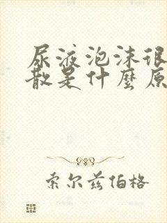 尿液泡沫很久不散是什么原因