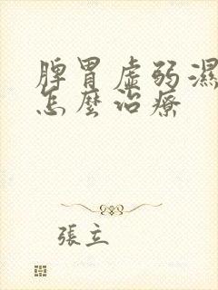 脾胃虚弱湿热重怎么治疗