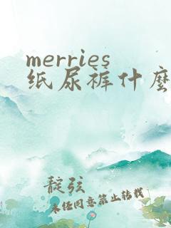 merries纸尿裤什么牌子