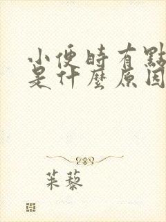 小便时有点疼痛是什么原因