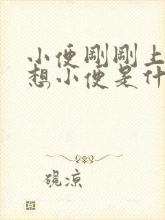 小便刚刚上完又想小便是什么原因