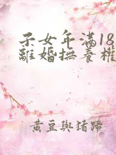 子女年满18岁离婚抚养权归谁