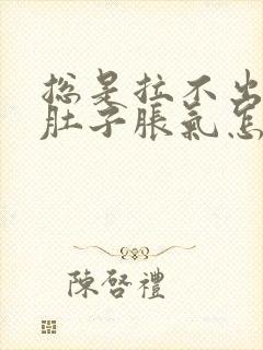 总是拉不出来屎肚子胀气怎么回事