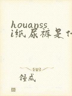 houanssi纸尿裤是什么牌子