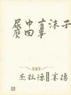 尿中有沫子是怎么回事