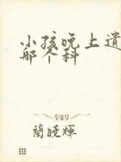 小孩晚上遗尿挂哪个科