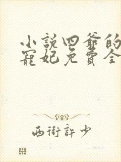 小说四爷的心尖宠妃免费全文阅读