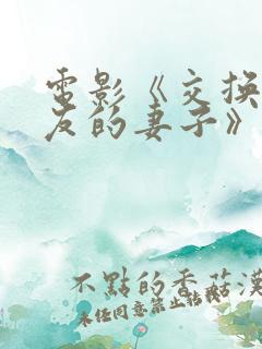 电影《交换:朋友的妻子》