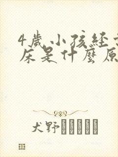 4岁小孩经常尿床是什么原因