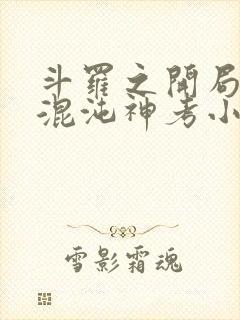 斗罗之开局获得混沌神考小说