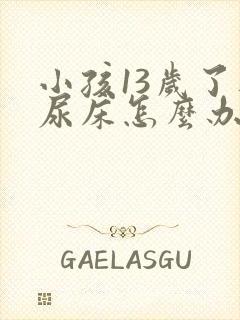 小孩13岁了还尿床怎么办