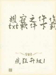 权宠之仵作医妃txt软件下载