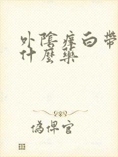 外阴痒白带黄吃什么药