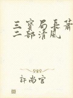 三宝局长萧燕第二部清风