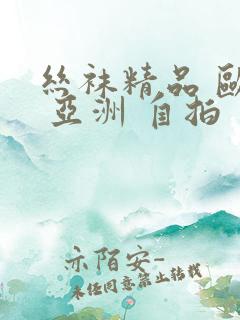 丝袜精品 欧美 亚洲 自拍