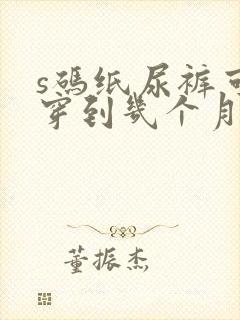 s码纸尿裤可以穿到几个月