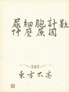 尿细胞计数高是什么原因