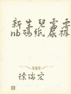 新生儿需要多少nb码纸尿裤