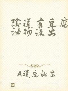 阴道有豆腐渣分泌物流出